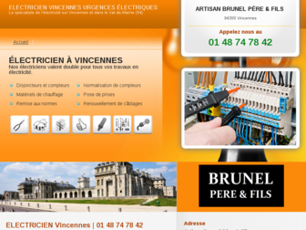 vincennes.help-electricien.fr website preview