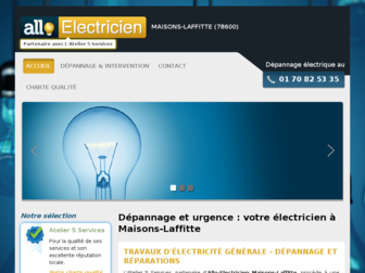 allo-electricien-maisonslaffitte.fr website preview