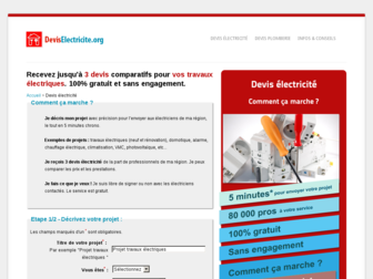 deviselectricite.org website preview