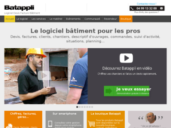 batappli.fr website preview