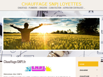 chauffage-snpj.fr website preview