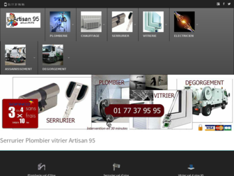 artisan-95.fr website preview