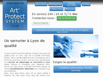 depannage-serrurerie-lyon.com website preview