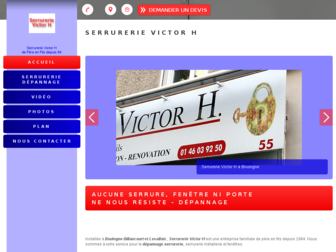 serrurerie-victorh.fr website preview