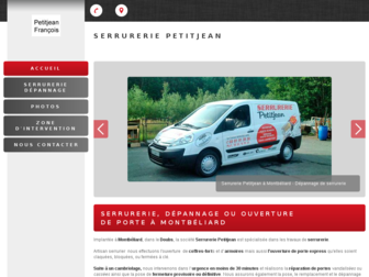 serrurerie-petitjean-montbeliard.fr website preview