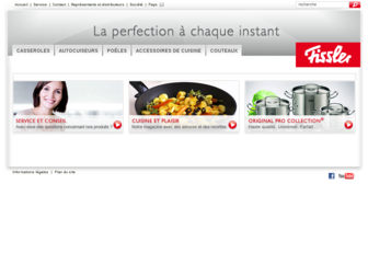 fissler.fr website preview