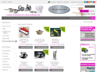 shopcuisine.fr website preview