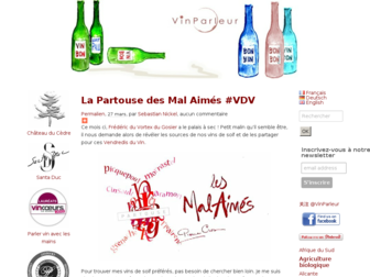 vinparleur.net website preview