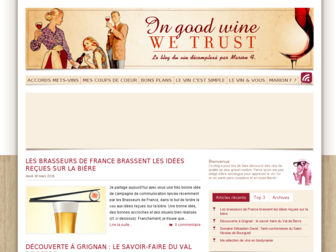 ingoodwinewetrust.com website preview