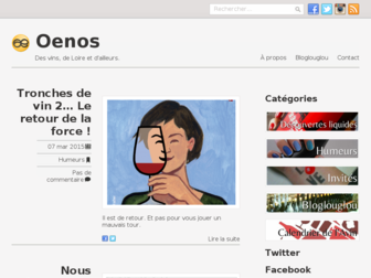 oenos.net website preview
