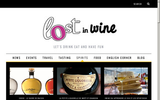 lostinwine.net website preview