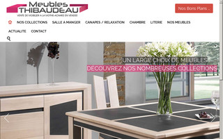 meublesthibaudeau.com website preview