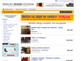 mobilier-design-occasion.fr website preview
