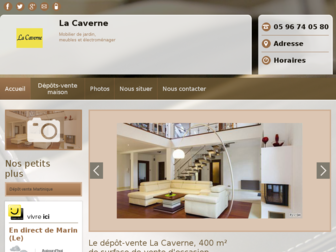 lacaverne-depotvente.fr website preview