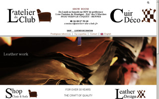 atelier-du-club.fr website preview