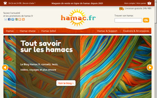 hamac.fr website preview