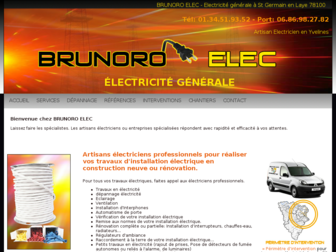 brunoroelec.com website preview