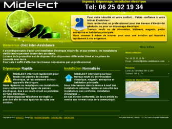 midelect.com website preview