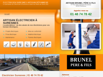 suresnes.help-electricien.fr website preview