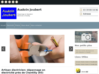 electricien-chantilly-audoin-joubert.fr website preview