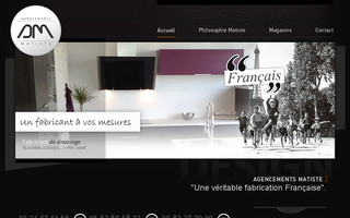 agencements-matiste.fr website preview