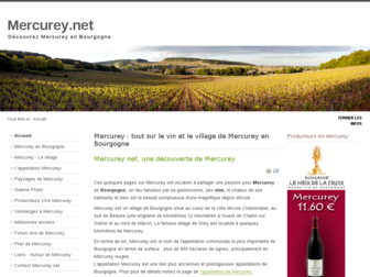 mercurey.net website preview