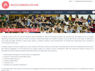 master-commerce-des-vins.edu.umontpellier.fr website preview