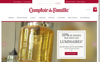 comptoir-de-famille.com website preview