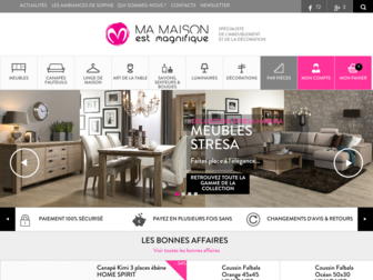 mamaisonestmagnifique.com website preview