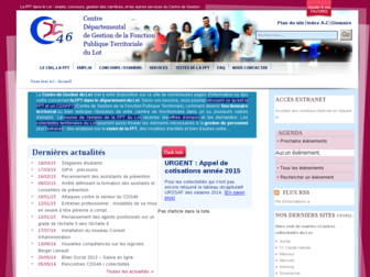 cdg46.fr website preview
