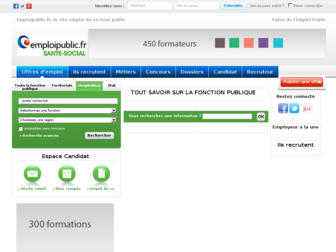 sante-social.emploipublic.fr website preview