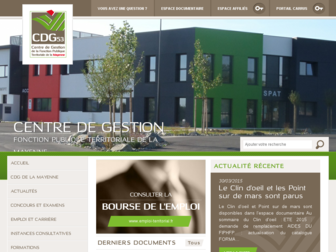cdg53.fr website preview