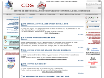 cdg24.fr website preview