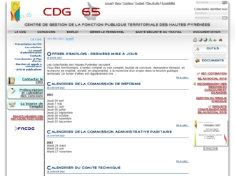 cdg65.fr website preview
