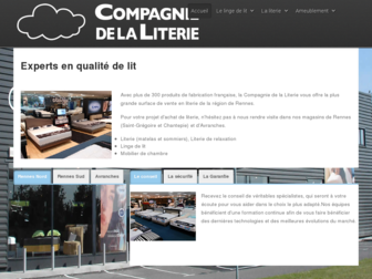 compagnie-de-literie.com website preview