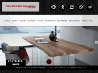 meublesbergougnou.fr website preview