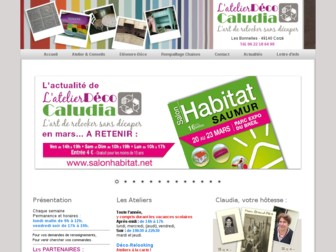 atelier-deco-caludia.fr website preview