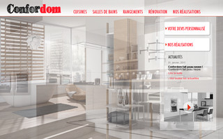 confordom.fr website preview