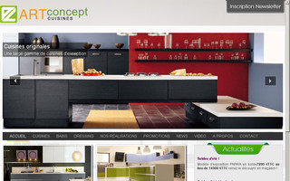 artconceptcuisine.fr website preview