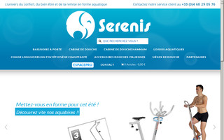 serenis-bains.fr website preview