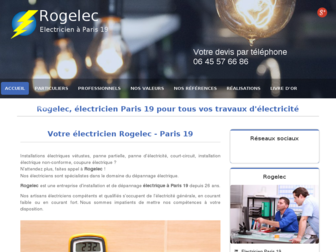 paris-19-electricien.fr website preview