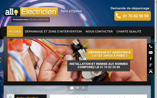 allo-electricien-paris2.fr website preview