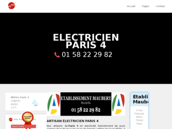 electricien-paris-4.webservicemarketing.fr website preview