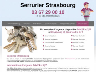 serruriers-strasbourg.fr website preview