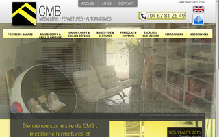 cmbfermetures.com website preview