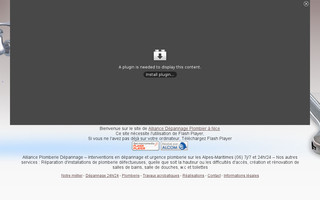 alliance-plomberie06.com website preview
