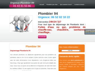 urgence-plombier-94.fr website preview