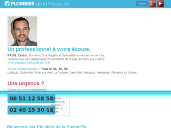 plombier-de-la-presquile.fr website preview