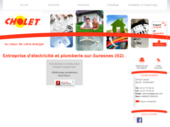 sarl-cholet.fr website preview