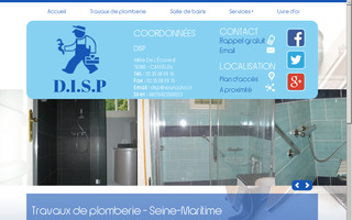 disp-plomberie.com website preview